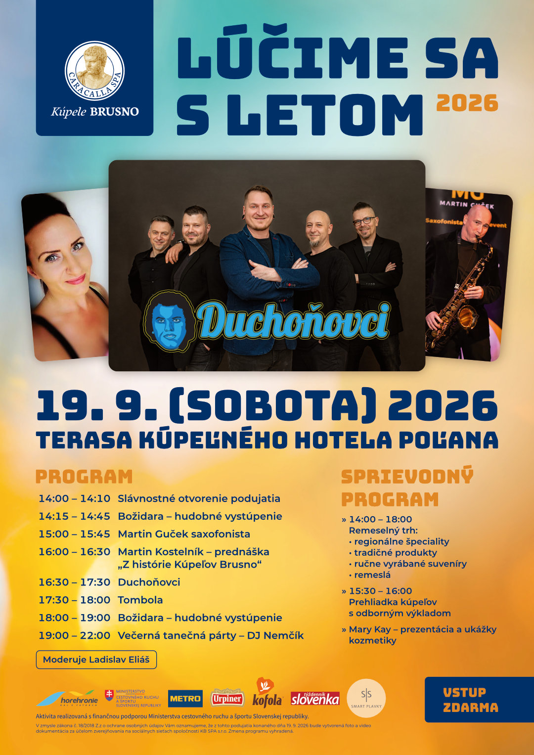 Plagát Lúčime sa s letom 2026