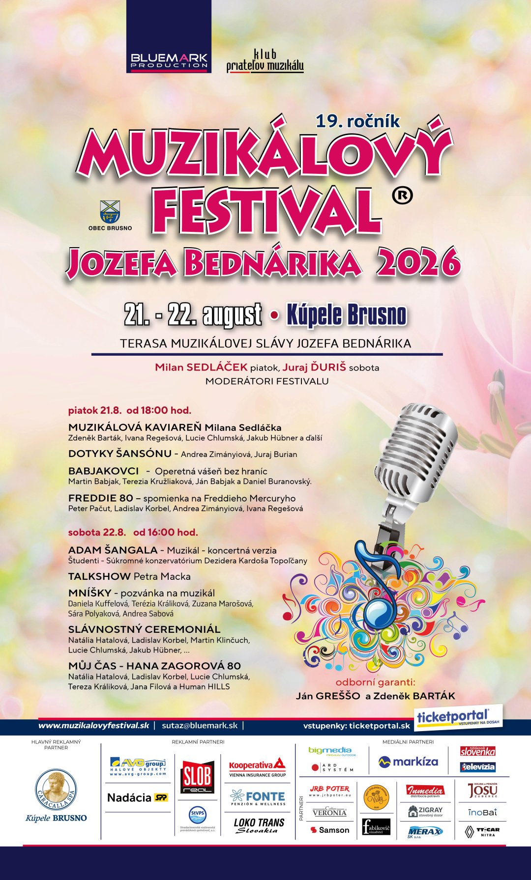 Plagát Muzikálový festival 2026
