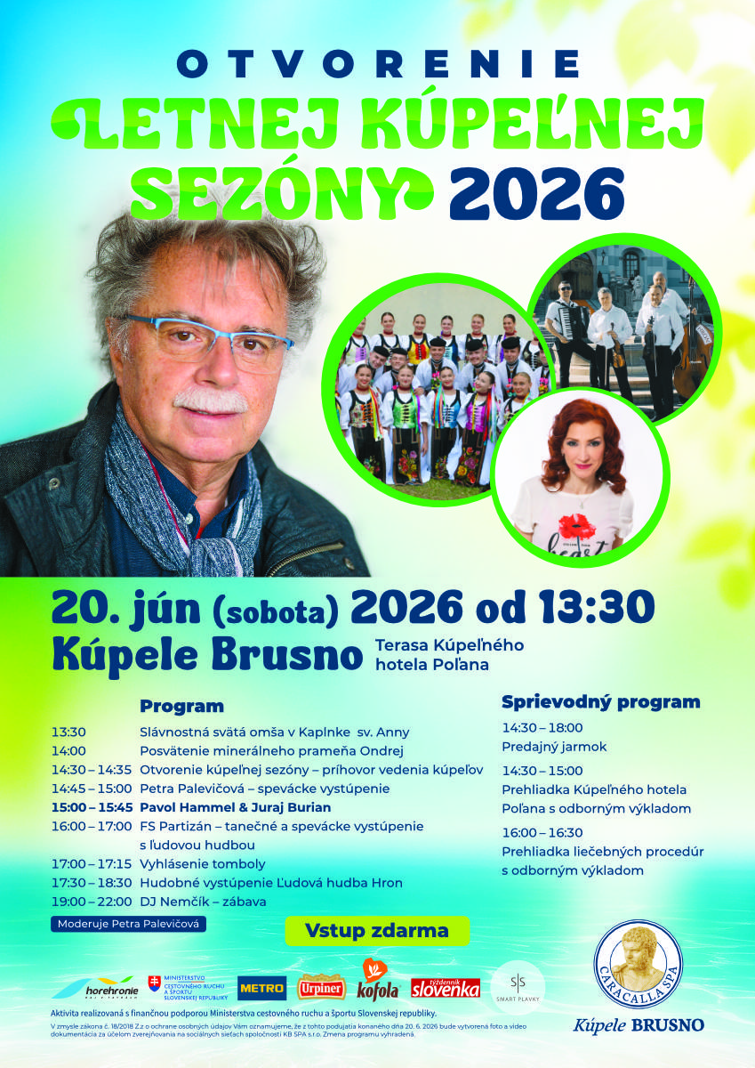 Plagát Otvorenie letnej kúpeľnej sezóny