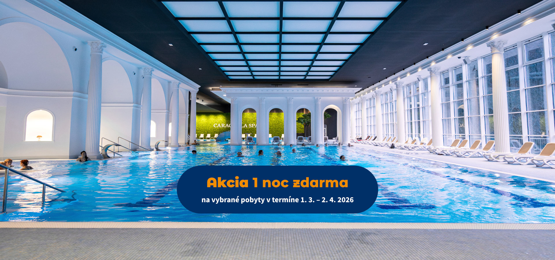 Akcia na vybrané pobyty 1 noc zdarma, marec 2026