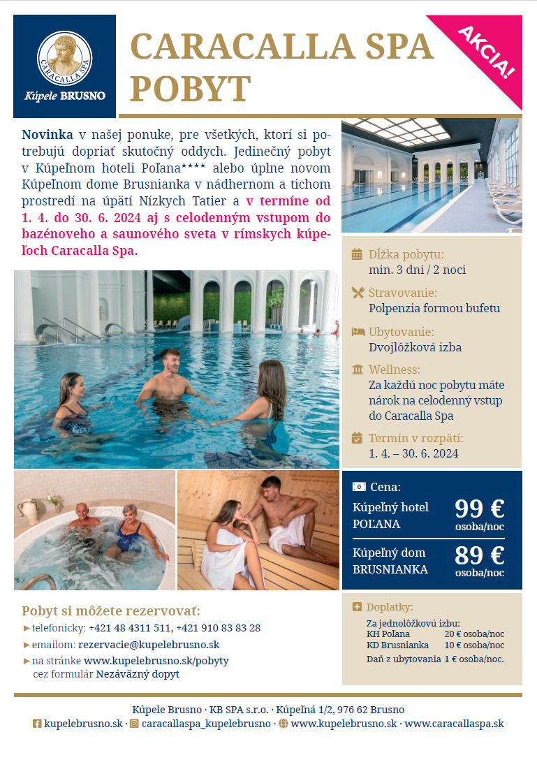 Akciový Caracalla Spa pobyt