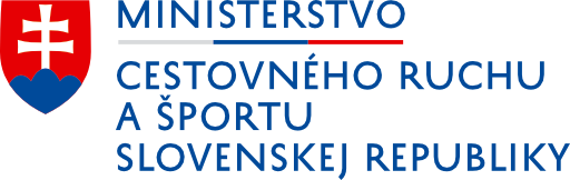 Logo Ministerstva cestovného ruchu a športu SR
